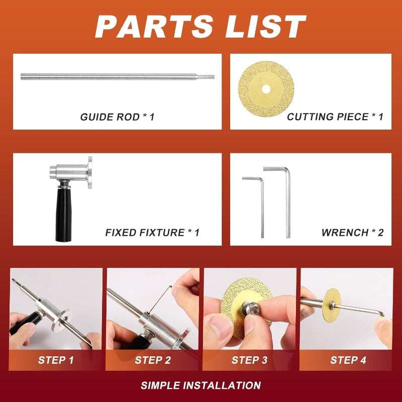 ✂️ PVC-Rohrschneider mit einstellbarer Längenskala – sauberer & präziser Schnitt für Elektro- & Sanitärinstallationen 🔧