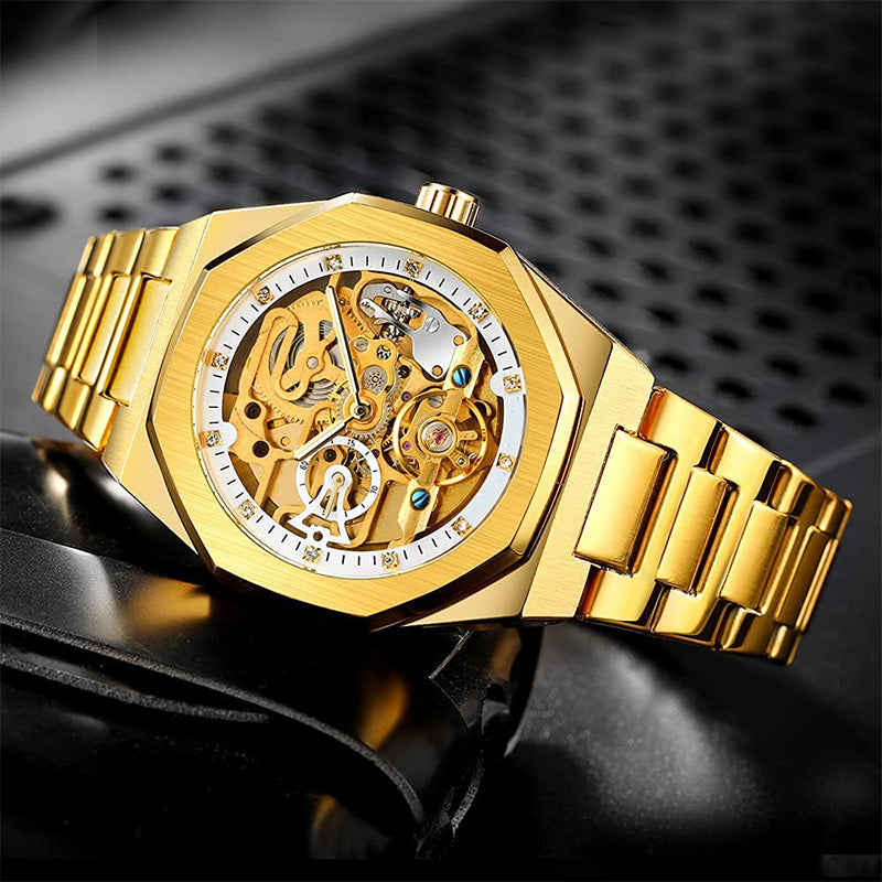 ⏳Zeitlich begrenztes Special⌛ Mechanische Luxus-Skelettuhr für Herren