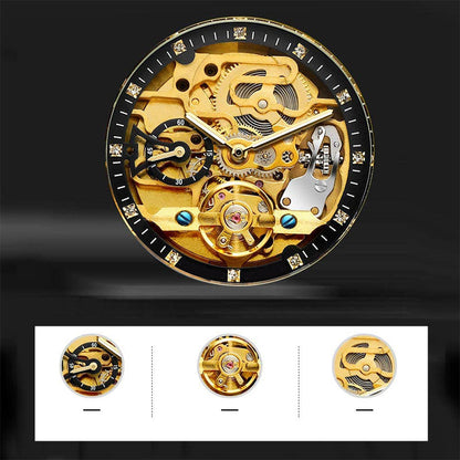 ⏳Zeitlich begrenztes Special⌛ Mechanische Luxus-Skelettuhr für Herren