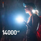 Ultrahelle, zoombare Taschenlampe