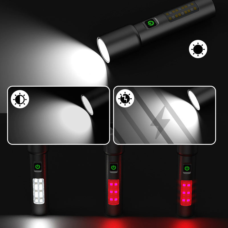 Ultrahelle, zoombare Taschenlampe