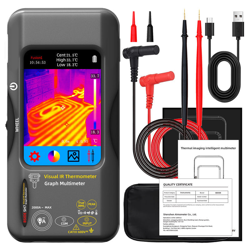 Infrarot-Thermografie-Touchscreen-Thermometer SH7 mit hoher Genauigkeit