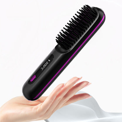 ✨Letzter Tag Sonderpreis €17.99!!💥Kabelloser Keramik-Heiz-Haarglättungskamm💇‍♀️