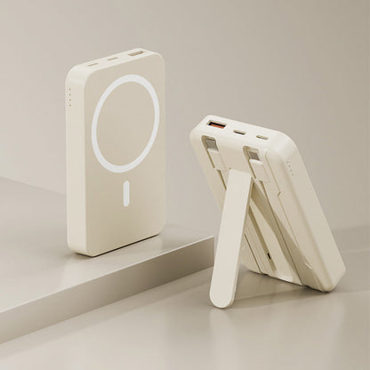 Magnetische Powerbank mit Ständer und Schnellladefunktion