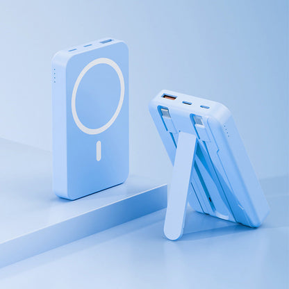 Magnetische Powerbank mit Ständer und Schnellladefunktion
