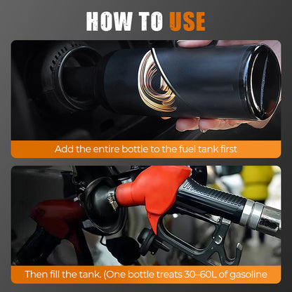 Kraftstoffsystem- und Katalysatorreinigerflasch