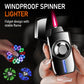 🔥⚡Super Dekompressions-Spinning Fidget Spinner Winddichtes Feuerzeug