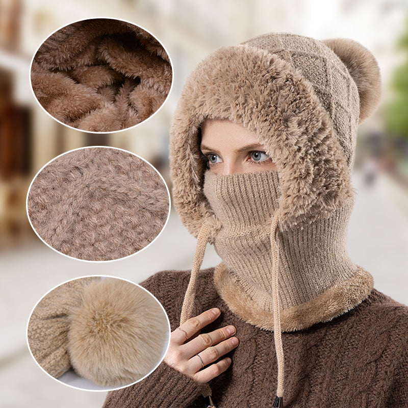 ❄️Winter-Bestseller🔥3-in-1-Winter-Sturmhaube für Damen
