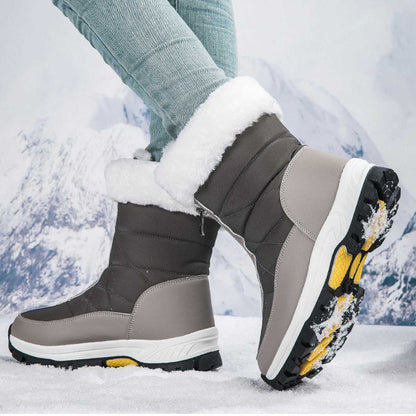 🔥🔥Kostenloser Versand💝👢Rutschfeste, warme Schneestiefel mit Reißverschluss für Damen✨