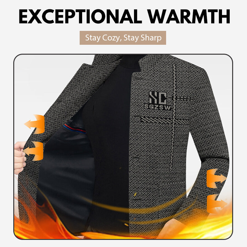 ❄️Winter-Sonderverkauf🔥Lässiger warmer Herren-Kurzmantel