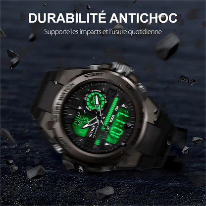 🖤Black Friday Angebot: 60% Rabatt🔥Wasserdichte Herren-Sportuhr mit Leuchtanzeige