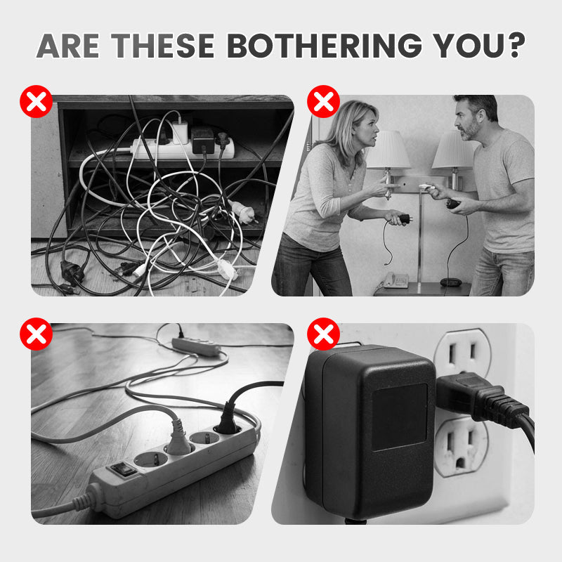Intelligente Steckdosenleiste mit USB-Anschlüssen