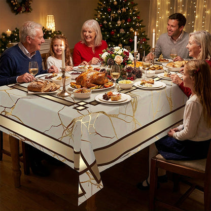 ⏳Für begrenzte Zeit 50 % Rabatt⏰Wasserdichte Tischdecke mit Marmormuster🌩️