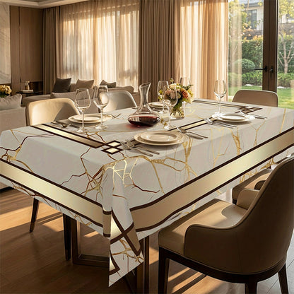 ⏳Für begrenzte Zeit 50 % Rabatt⏰Wasserdichte Tischdecke mit Marmormuster🌩️