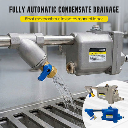 Automatisches Ablassventil ohne Luftverlust