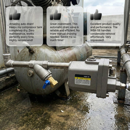 Automatisches Ablassventil ohne Luftverlust