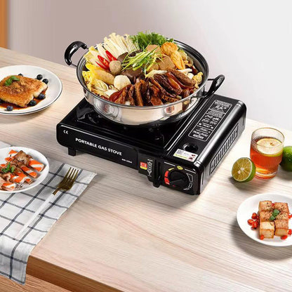 🔥Tragbarer Kocher für Butan und Flüssigga