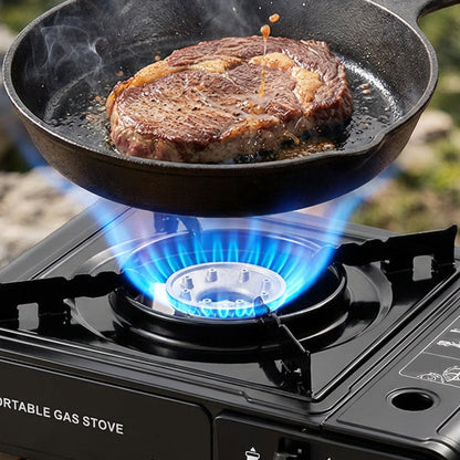 🔥Tragbarer Kocher für Butan und Flüssigga