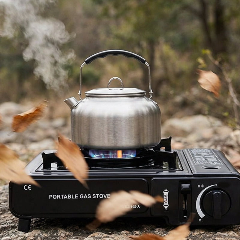 🔥Tragbarer Kocher für Butan und Flüssigga