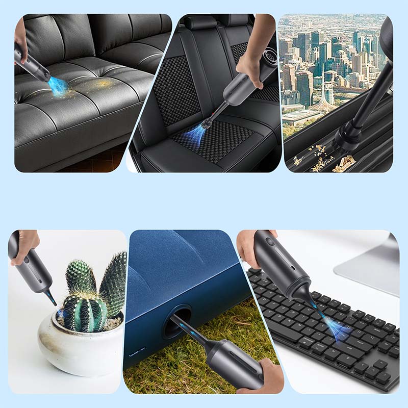 Leistungsstarker kabelloser Handstaubsauger für Autos