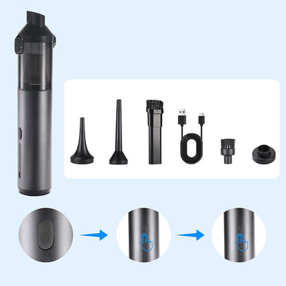 Leistungsstarker kabelloser Handstaubsauger für Autos