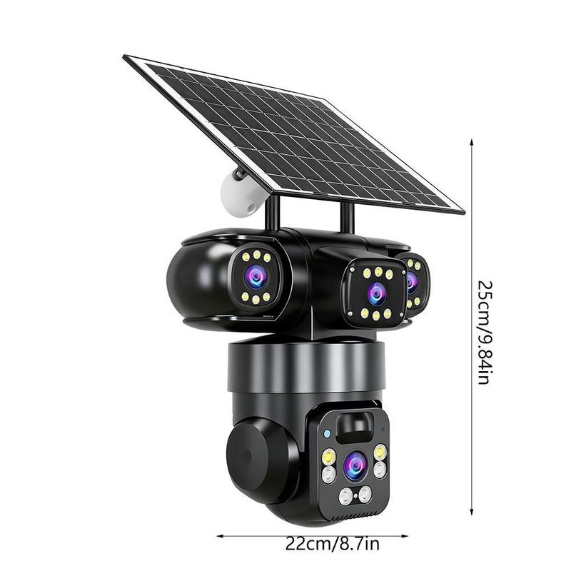 🔥Solarbetriebene Mehrwinkel-Überwachungskamera