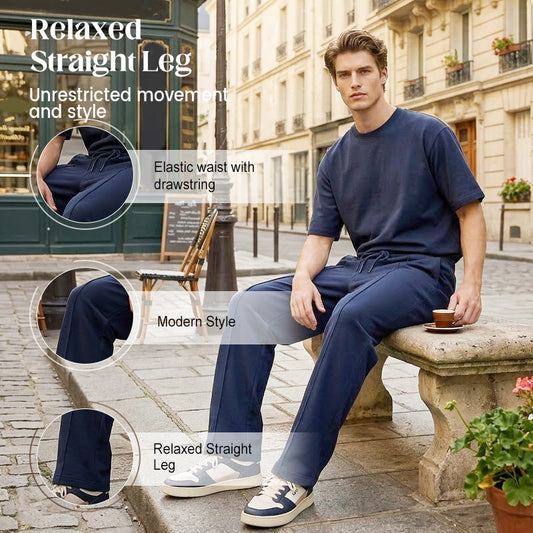 👖 50 % Rabatt ✨ Herren Freizeithose mit Geradem Bein – Bequem, Atmungsaktiv & Vielseitig!