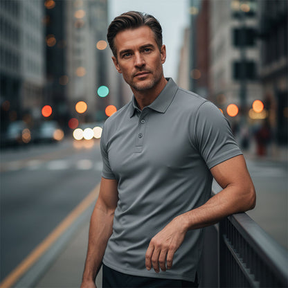 Herren Kurzarm-Poloshirt mit Schnell trocknender Funktion
