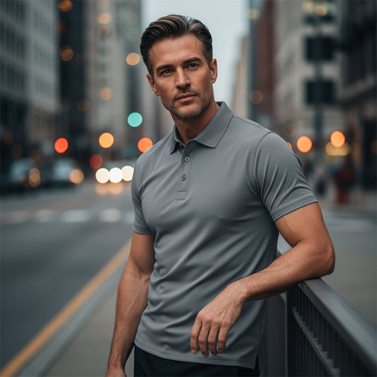 Herren Kurzarm-Poloshirt mit Schnell trocknender Funktion