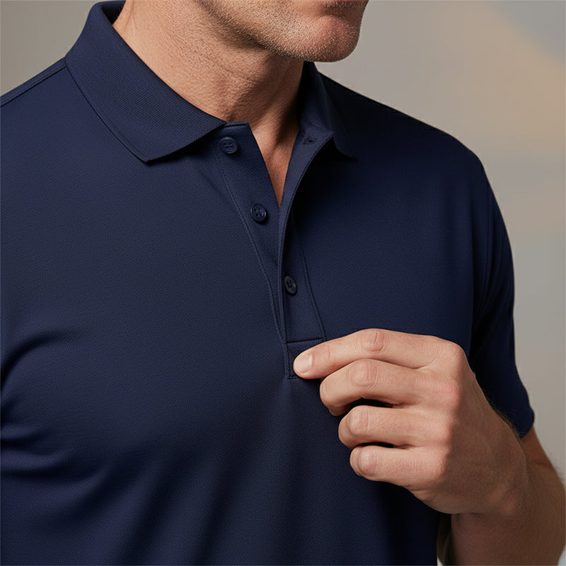 Herren Kurzarm-Poloshirt mit Schnell trocknender Funktion