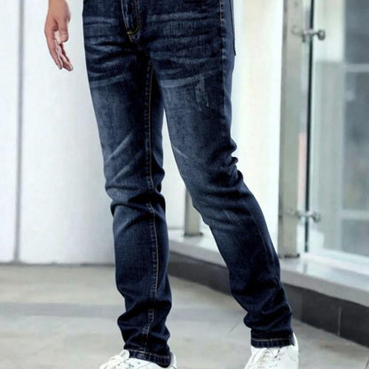 📢📢 50% RABATT !! ⏰ Herren moderne Slim-Fit Stretch-Jeans