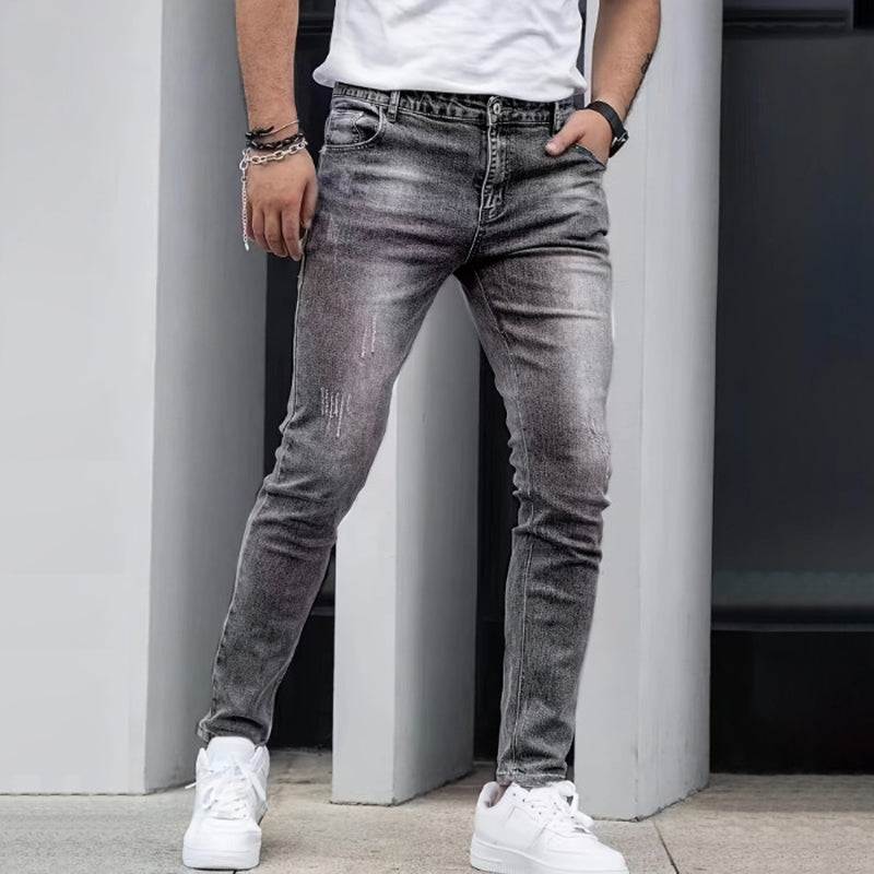 📢📢 50% RABATT !! ⏰ Herren moderne Slim-Fit Stretch-Jeans