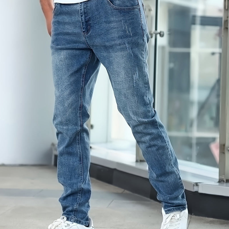 📢📢 50% RABATT !! ⏰ Herren moderne Slim-Fit Stretch-Jeans