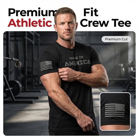 👕 50% RABATT! 🏃 Herren Rundhals-T-Shirt Athletic Fit – Atmungsaktive Baumwolle, Bewegungsfreiheit & Feuchtigkeitsableitung Für Optimalen Komfort ✨