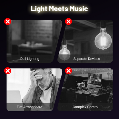 Intelligente LED-Musik-Deckenleuchte mit Bluetooth-Lautsprecher