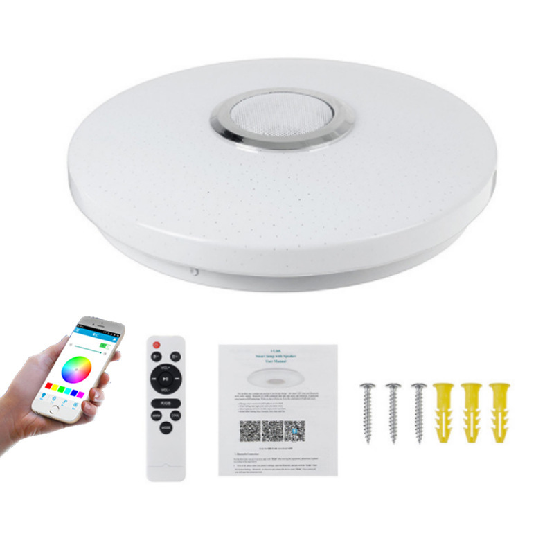 Intelligente LED-Musik-Deckenleuchte mit Bluetooth-Lautsprecher
