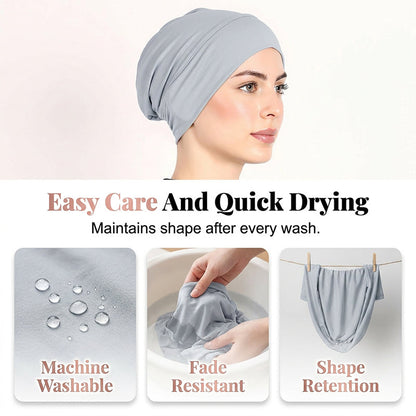 📢📢50 % RABATT! ⏰Weiche dehnbare Turbanmütze für Damen