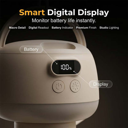 💡Tragbarer USB-Deckenventilator mit LED-Beleuchtung