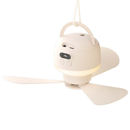 💡Tragbarer USB-Deckenventilator mit LED-Beleuchtung