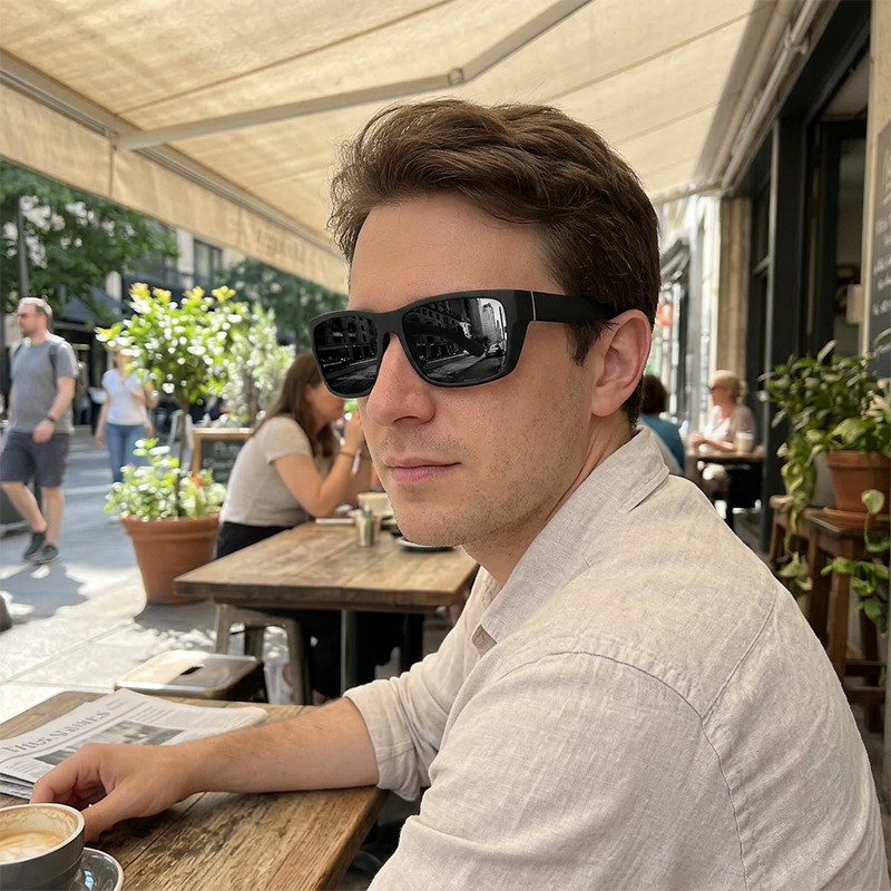 📢Mid-Season Sale: −50% nur für kurze Zeit⏰🕶️ Polarisierte Sonnenbrille für Damen & Herren – quadratisches Design, farbige Verspiegelung, ideal für Radfahren, Laufen & Outdoor ☀️