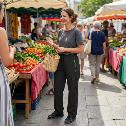 👖✨Vintage-Cargohose für Damen mit Taschen