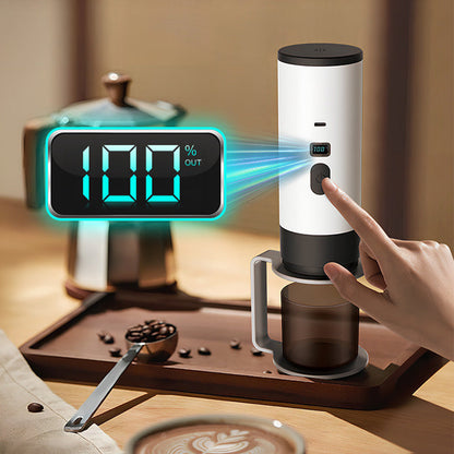 ☕ Tragbare Espressomaschine für Reisen – kompakt, akkubetrieben & perfekt für frischen Kaffee unterwegs, im Auto oder Zelt 🚗⛺