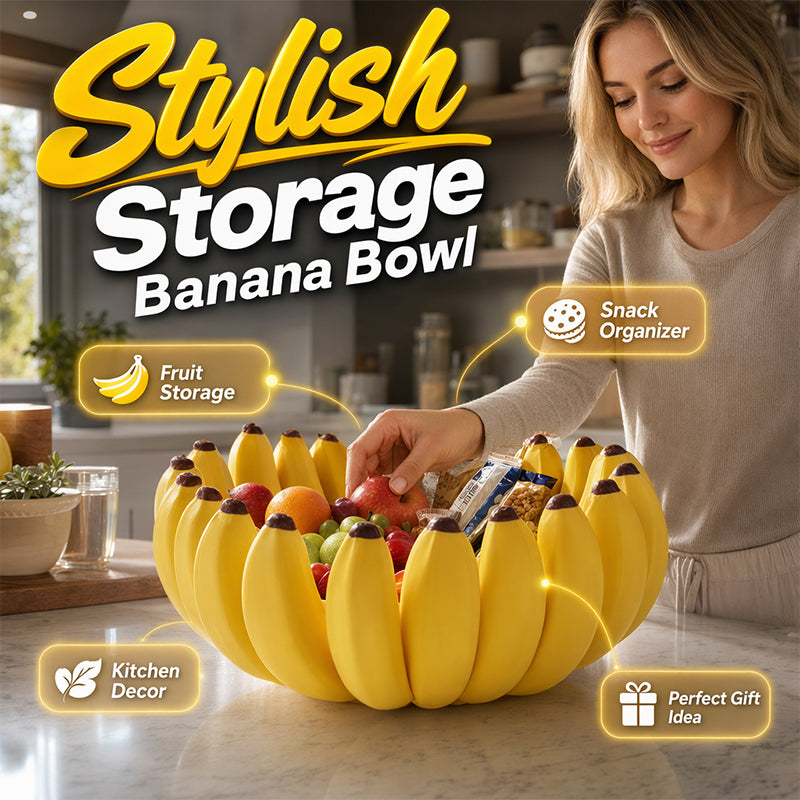 🔥Solange der Vorrat reicht – 40 % Rabatt!🎉 Kreative Obstschale in Bananenform